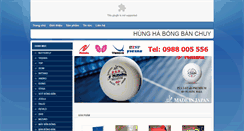 Desktop Screenshot of hunghabongban.com.vn